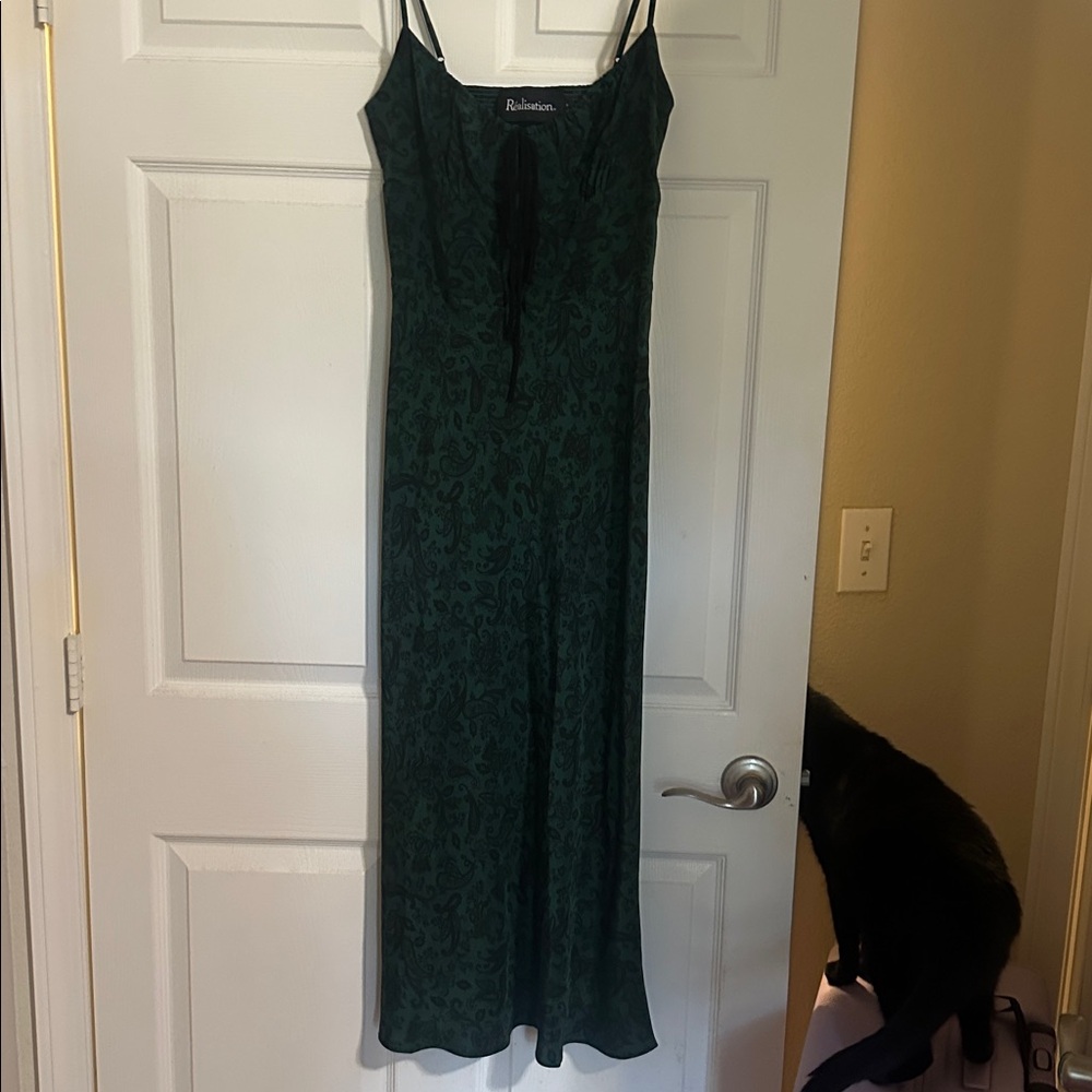 Realisation Par Green and Black Dress - Picture 5 of 8